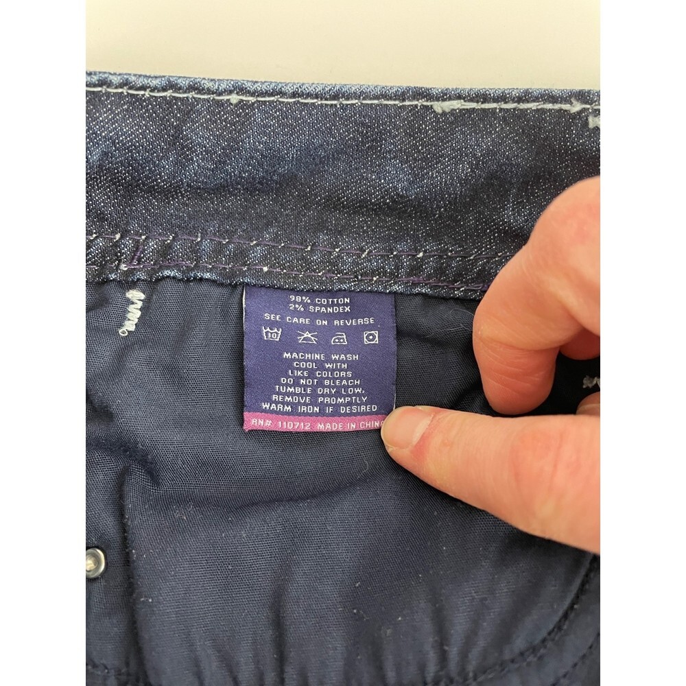 Women’s Vigoss Premium Denim Embellished Jeans - Size 5 (29"x31") - Picture 7 of 7